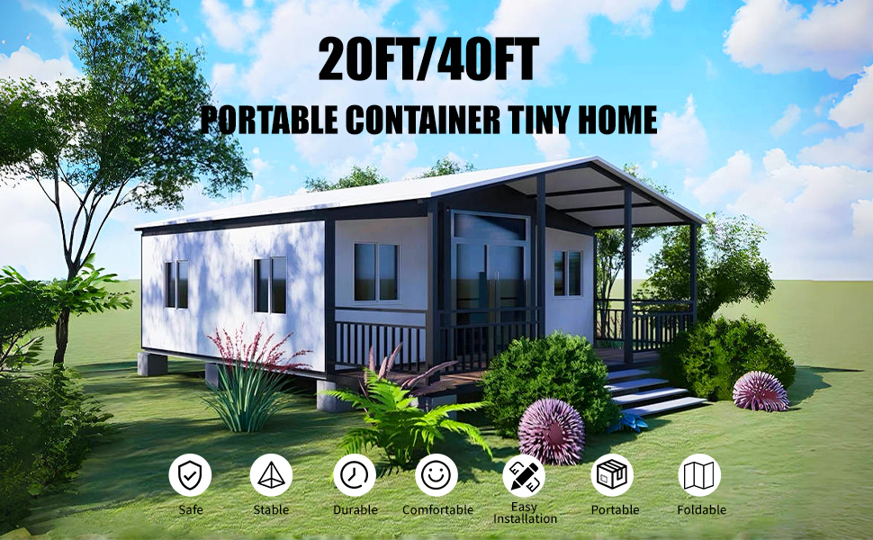 20, 30 & 40ft Luxury Expandable Container House, Prefab Tiny Homes