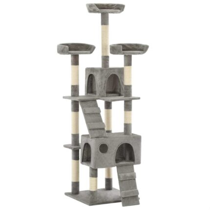 Cat Tree with Sisal Scratching Posts 170 cm   Cat Tree