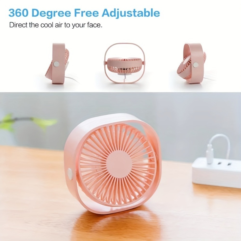 Premium Rechargeable Mini Desk Fan